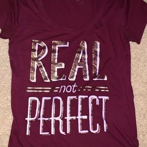 Maroon t-shirt